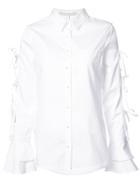 Jonathan Simkhai Tied Sleeve Shirt - White
