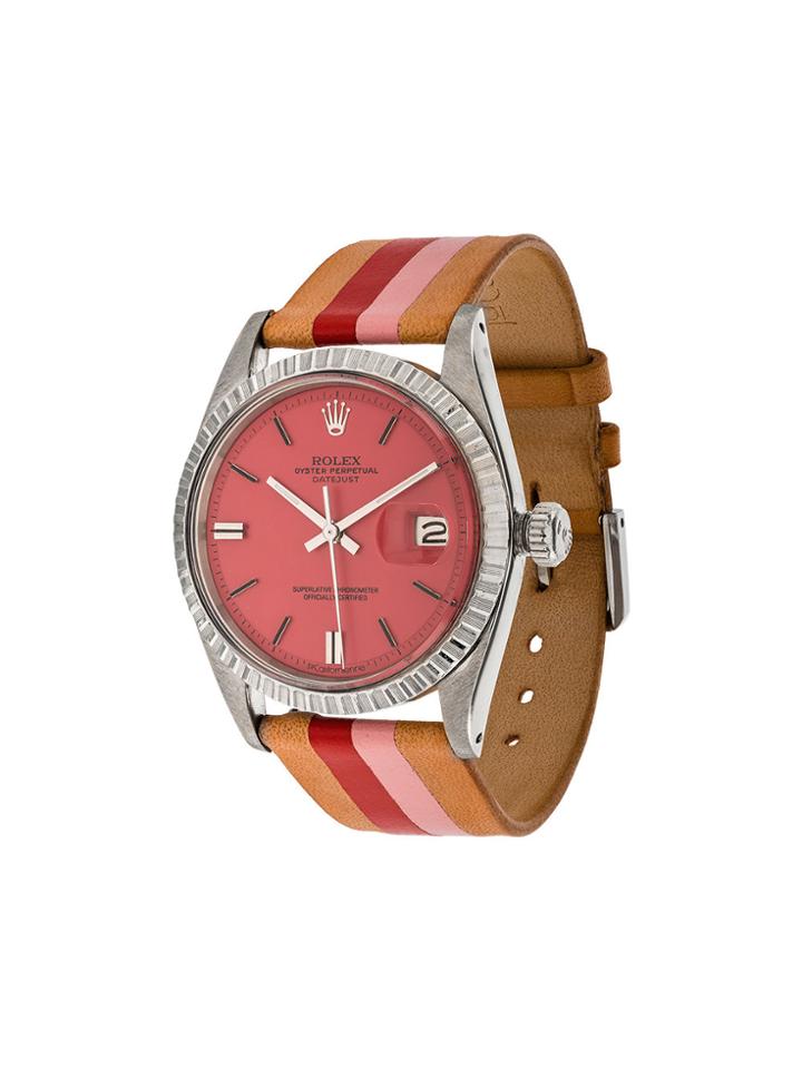 La Californienne Pink Fraise Peony Rolex Oyster Perpetual Datejust