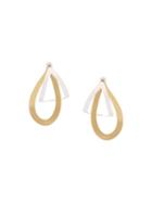 Charlotte Chesnais 'endless' Intertwined Hoop Earrings, Women's, Metallic