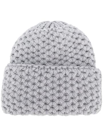 Inverni Chunky Knit Hat - Grey