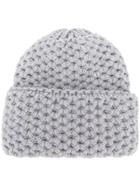Inverni Chunky Knit Hat - Grey
