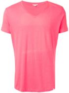 Orlebar Brown - V-neck T-shirt - Men - Cotton/polyester - Xl, Pink/purple, Cotton/polyester
