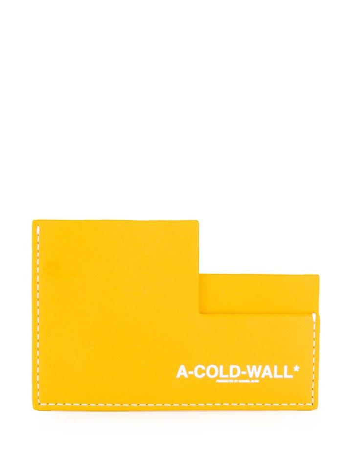 A-cold-wall* Right Angle Cardholder - Yellow