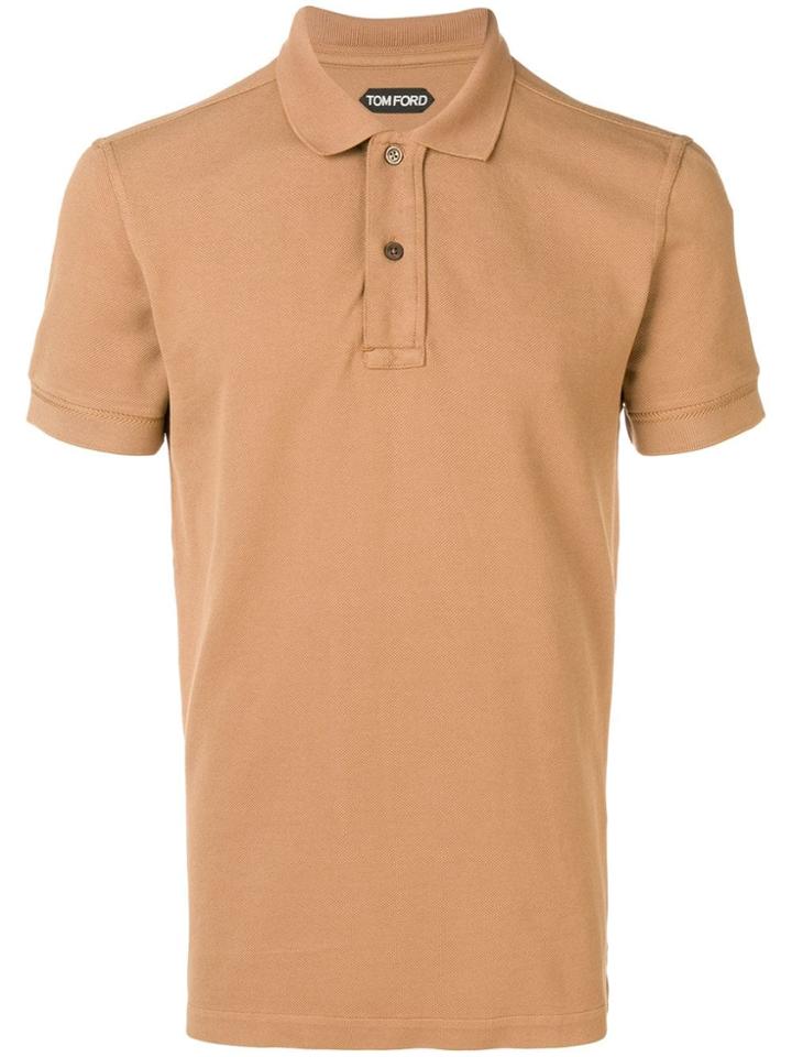 Tom Ford Short-sleeved Polo Shirt - Brown