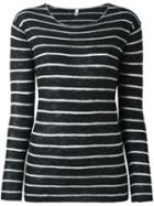 R13 Striped Sweater, Women's, Size: Xs, Black, Cashmere