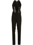 Mugler Sequinned Jumpsuit, Women's, Size: 36, Black, Polyester/polyamide/sequin