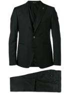 Tagliatore Three Piece Formal Suit - Black