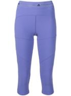 Adidas By Stella Mccartney Cropped Leggings - Purple