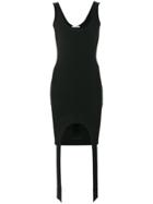 Givenchy Elongated Hem Knitted Dress - Black