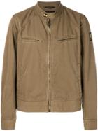 Belstaff Mandarin Collar Jacket - Brown