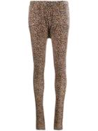 Vivienne Westwood Anglomania Floral Print Leggings - Black
