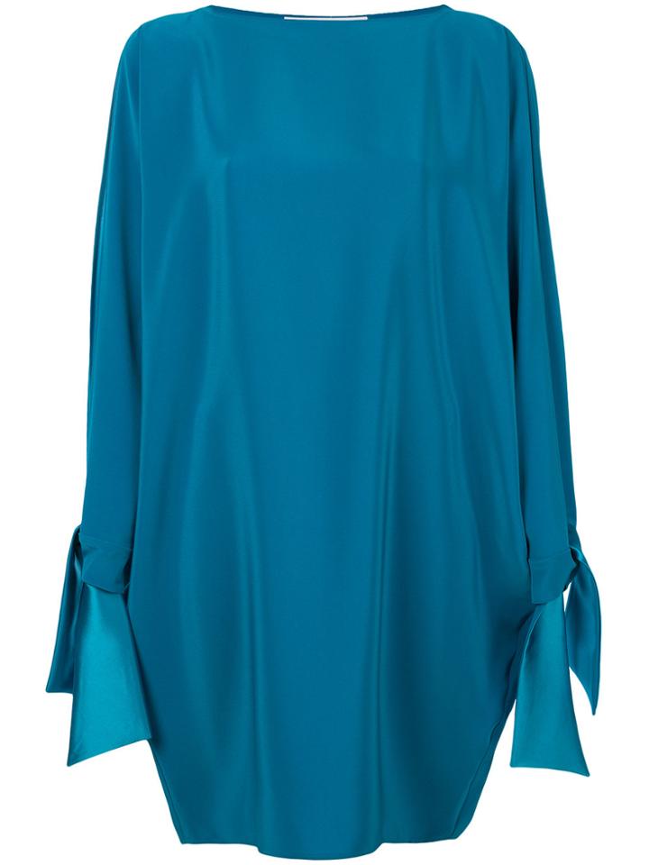 Gianluca Capannolo Tied Sleeves Dress - Blue