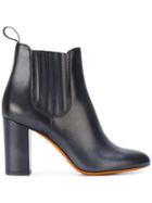 Santoni Heeled Chelsea Boots - Blue