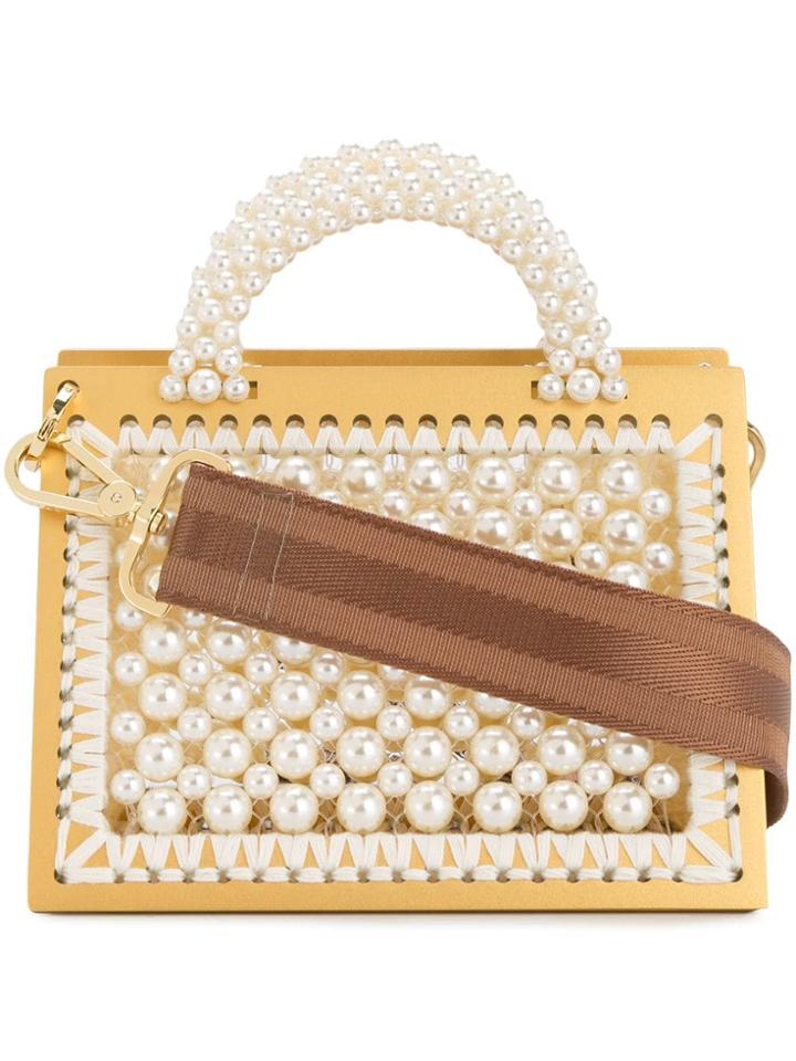 0711 Small St. Barts Purse - White