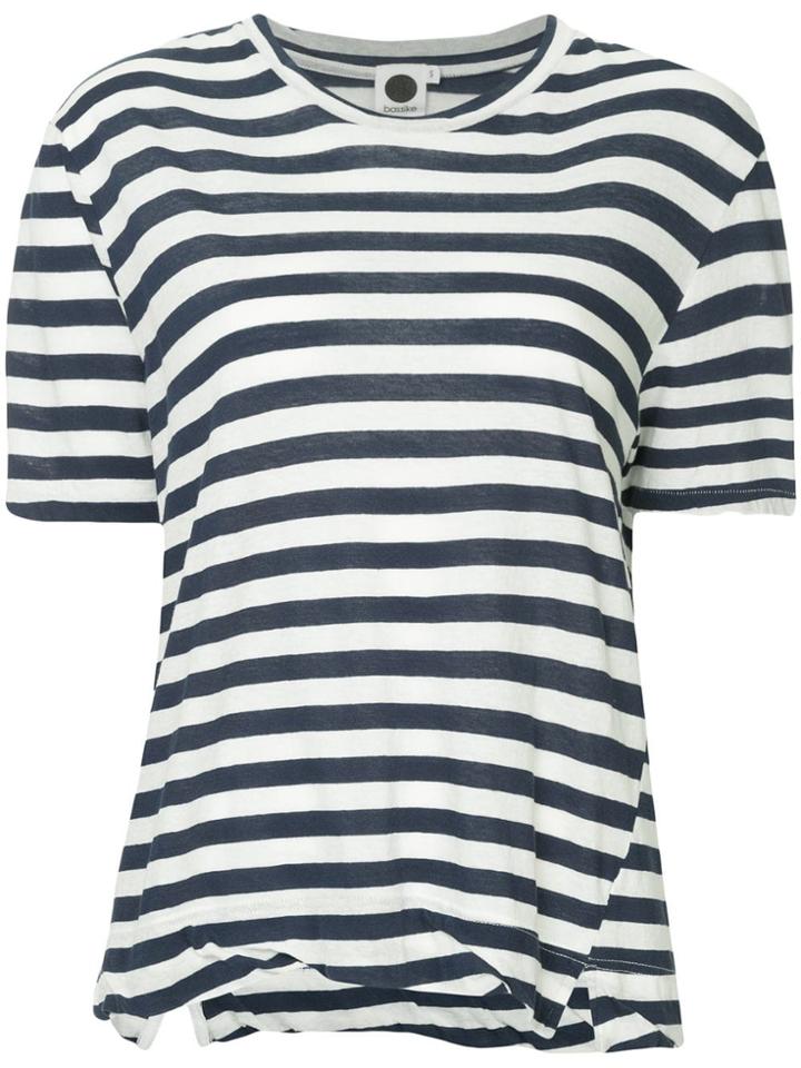 Bassike Classic Striped T-shirt - White