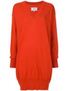 Maison Margiela Slouched Sweater Dress - Red
