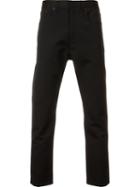 H Beauty & Youth. Cropped Trousers, Men's, Size: Small, Black, Wool