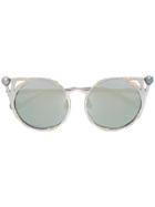Anna Karin Karlsson The Claw & The Pearl Sunglasses - Metallic
