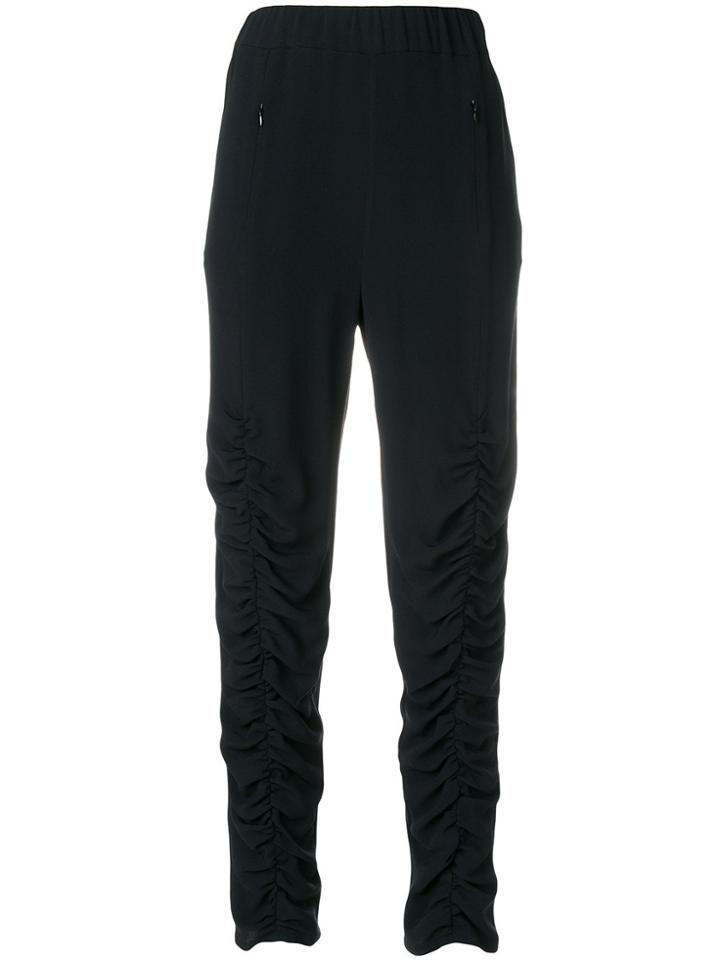 Veronique Leroy Gathered Leg Trousers - Black