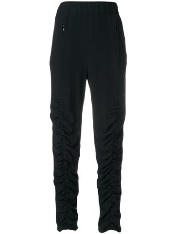 Veronique Leroy Gathered Leg Trousers - Black