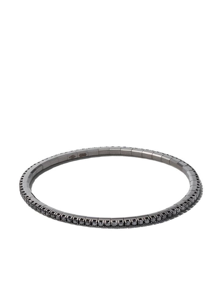 Roberto Demeglio 18kt White Gold Tennis Diamond Expandable Bracelet -