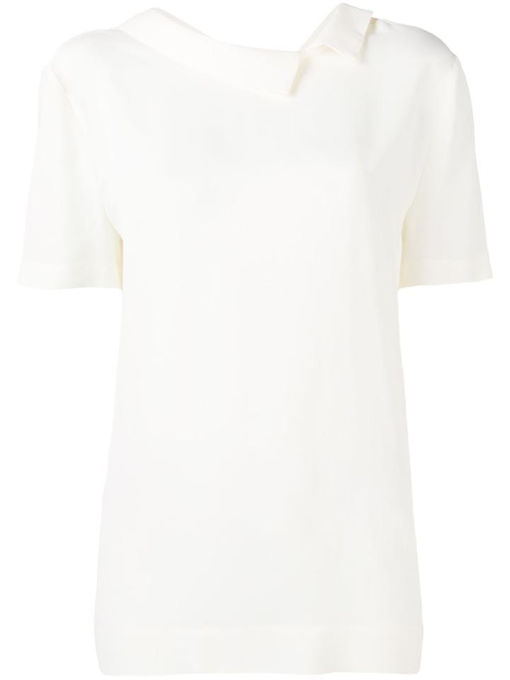 Marni Asymmetric Backwards Fastening Shirt - Nude & Neutrals
