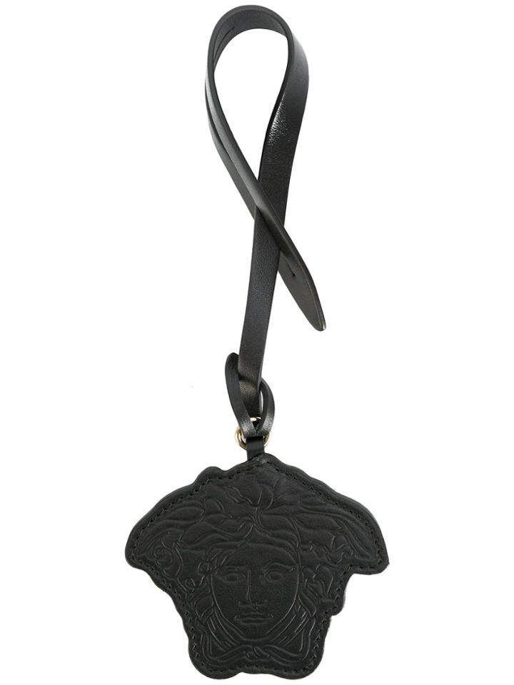 Versace Medusa Bag Charm - Black