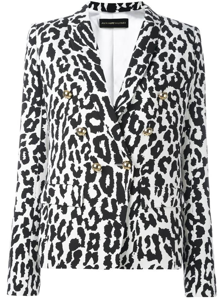 Alexandre Vauthier Leopard Print Blazer