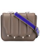 Marco De Vincenzo Adjustable Strap Crossbody Bag, Women's, Brown, Calf Leather