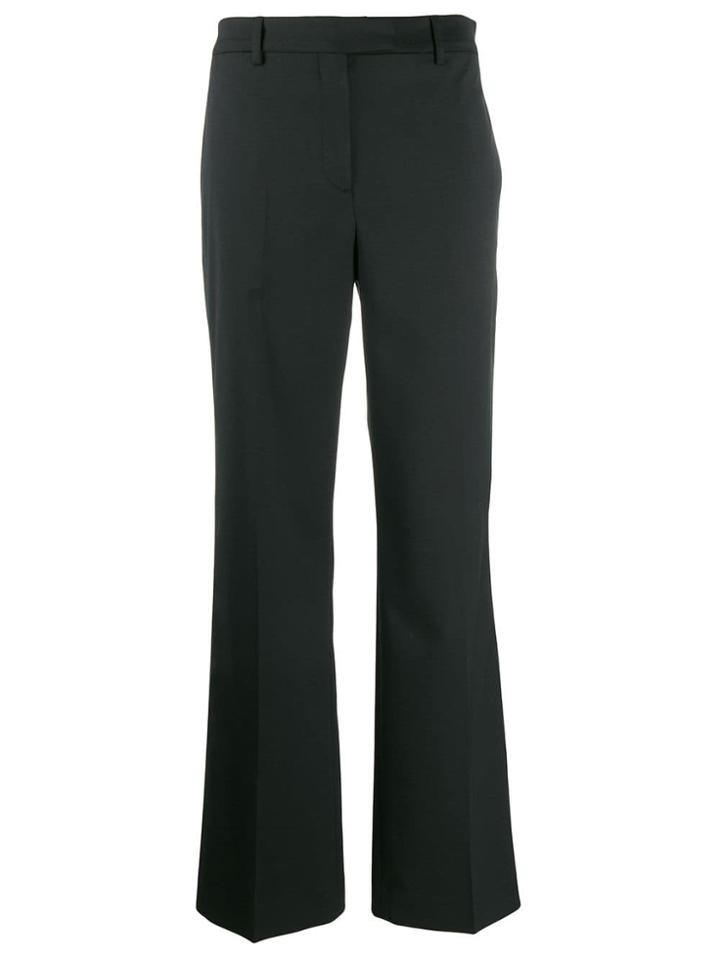 Calvin Klein Plain Slim-fit Trousers - Black