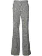 Gabriela Hearst Patterned High Waisted Trousers - Black
