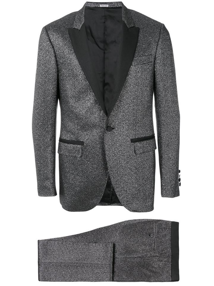 Lanvin - Lurex Dinner Suit - Men - Silk/lurex/polyester/wool - 50, Grey, Silk/lurex/polyester/wool