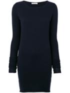 Société Anonyme - Knitted Dress - Women - Merino - S, Blue, Merino