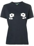 Alexa Chung Double Daisy Boxy Tee - Blue