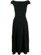 Esteban Cortazar Open Back Dress - Black