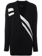 Rag & Bone Contrast Sweatshirt, Women's, Size: Small, Black, Merino