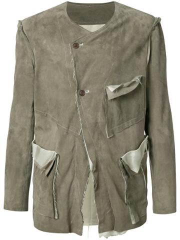Sulvam Biker Jacket - Grey