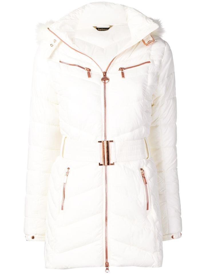 Barbour Grand Quilted Jacket - White