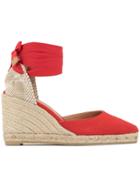 Castañer Joyce Wedges Espadrilles - Red