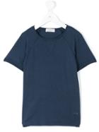 Paolo Pecora Kids - Round Neck Top - Kids - Cotton - 6 Yrs, Blue