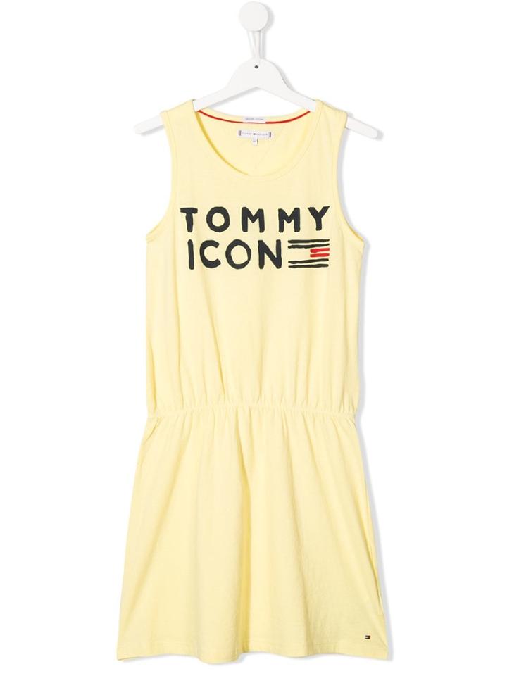 Tommy Hilfiger Junior Icon Dress - Yellow