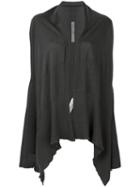 Rick Owens Medium Wrap Cardigan, Women's, Grey, Cashmere