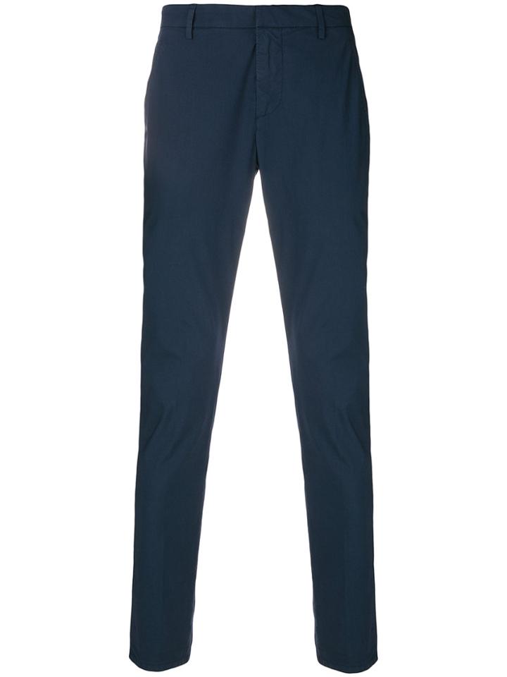 Dondup Straight Leg Trousers - Blue