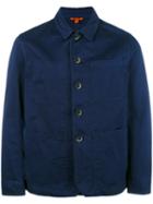 Barena Buttoned Blazer, Men's, Size: 46, Blue, Cotton