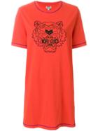 Kenzo Tiger T-shirt Dress - Yellow & Orange