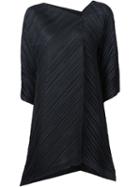 Pleats Please By Issey Miyake Triangle Cut Pleated Top, Women's, Size: 3, Black, Polyester