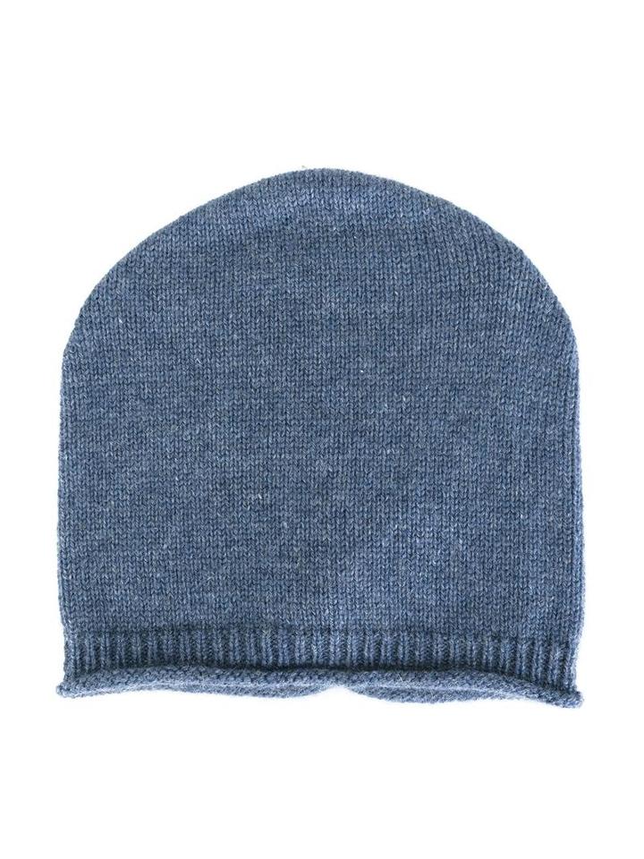 Cashmirino Block Stripe Beanie, Boy's, Size: 42 Cm, Blue