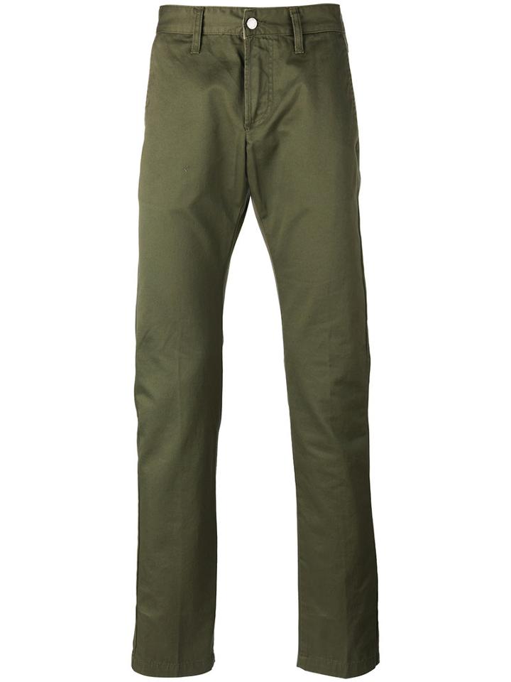 Edwin - '55' Chino Trousers - Men - Cotton - 34, Green, Cotton