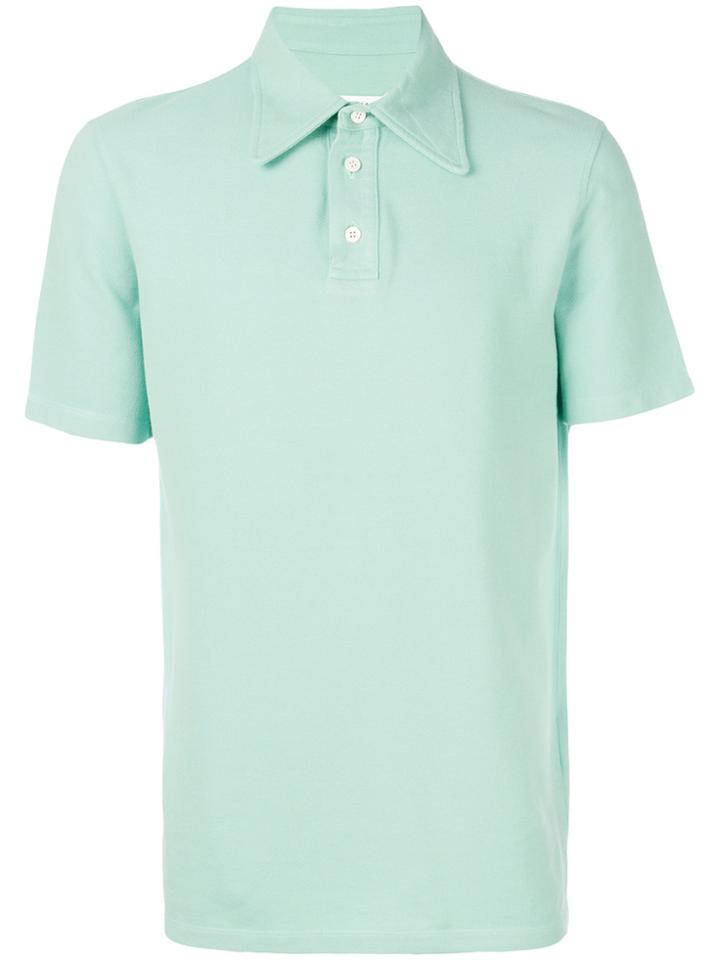 Maison Margiela Classic Fitted Polo Top - Green