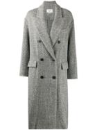Isabel Marant Étoile Oversized Double Breasted Coat - Grey